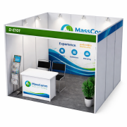 Shell Scheme Stall, Exhibition Booth, 3x3 Stall, Trade Show Booth, Event Stall Setup, Exhibition Stall Pakistan, Booth Fabrication, Display Stall, Corporate Event Stall, Modular Stall